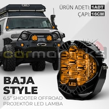 6.5" Baja Style Shooter Offroad Projektör Turuncu Led Lamba
