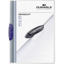 Durable Sıkıştırmalı Dosya Swingclip Ortadan Klipsli 30 Syf A4 Lacivert 2260 Çok Renkli