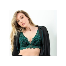 Magic Form Dantelli Dolgulu Bralet Yeşil - 620430794 Yeşil