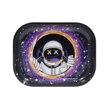 Küçük Metal Tepsi Astronot-1695 beyaz