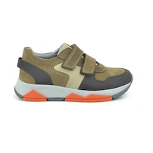 Ortopedikal 3880 Rakerplus Hakiki Deri Kahve-kahve Çocuk Sneakers Spor Ayakkabı Cırtlı Kahverengi