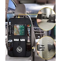 Araç Koltuk Arkası Organizer Tablet Telefon Tutucu