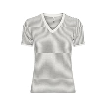 Only Onltine S/s V-neck Reg Top Jrs Kadın T-shirt 15368366 Siyah