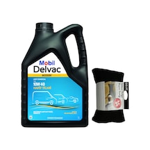 Mobil Delvac Modern Light Commercial 10W-40 5 L + Carpex Oto Lastik Tamir Kiti 300 ML