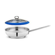 Schafer Held Çelik Tava 26 Cm Mavi Silikon Kapaklı