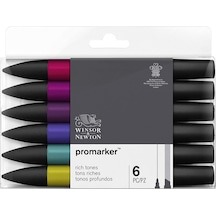 Winsor Newton Promarker 6'lı Rich Tones