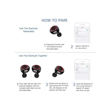 Lemestar Y50 Bluetooth 5.0 True Wireless Kulaklıklar - Mikrofonlu, 450mah Şarj Kutusu, Siyah - Ses Kalitesi Ve Konnektiviteli Dinleme Deneyimi