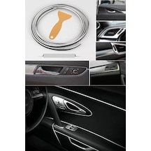 Chevrolet Epica Araç Içi Nikelaj Krom Gümüş Renk 5 Metre Torpido Ip Trim Fitili
