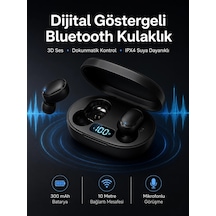 İkili Bluetooth Kulaklık Dijital Göstergeli Uzun Pil Ömrü Yüksek Ses Kaliteli Yeni Nesil Diğer