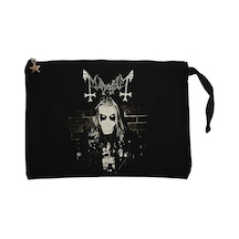 Mayhem Per Yngve Ohlin Siyah Clutch Astarlı Cüzdan / El Çantası Siyah