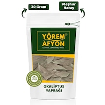 Yörem Afyon Meşhur Hatay Yayladağı Okaliptus Yaprağı, Çölkurtaran, Sıtma Ağacı 30gr.