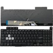 Asus Tuf Gaming F15 Fx507zc4-hn211-zı723 Notebook Klavyesi, Tuş Takımı / Beyaz Tr - Rgb Işıklı