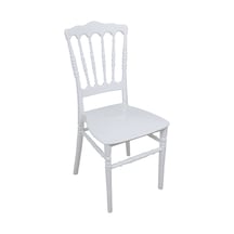 Luna Silver Sandalye Napolyon Beyaz