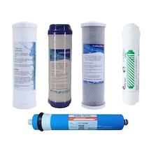 10" Açık Kasa Takım Su Arıtma Filtresi Membranlı Set 5'li