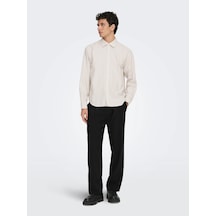 Onswıll 0292 Loose Strıng Pant Frml Noos Erkek Siyah Pantolon - 22033466