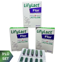Flor Probiyotik Kapsül , Prebiyotik , Laktuloz, 3'lü Avantaj Paketi