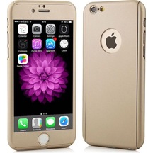 Apple Uyumlu iPhone 6 Plus 6s Plus 360 Derece Tam Koruma Kapak Kılıf