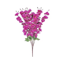 Nettenevime Yapay Çiçek Bahardalı Japon Kiraz Çiçeği 7 Dallı 57 CM Mor