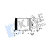 Kale 382400 Radyatör Kondenser Kangoo1.9 Dci 03 Mek Ac Al/al 595x377x40 8200732379-8200267994