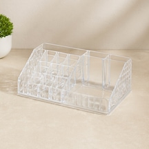 Mika Kristal 16 Bölmeli Makyaj Organizer 12.5x22x7.7 Cm Çok Renkli
