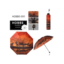 Bosile Hobbs London Atlı Model 8 Tel Yarasa Şemsiye Ateş Rengi