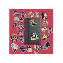 Bullet Journal Defter Ve Çıkartma Seti, Laptop Etiketi Abanoz