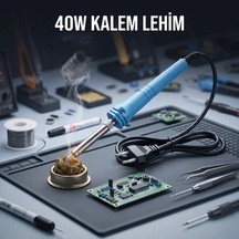 Ers 40w Kalem Lehim Makinesi - Elektrikli - Mavi Renk