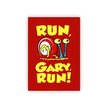 Run Gary Run Ahşap Poster 20x29 Cm
