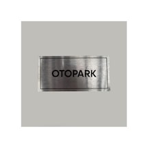 Aluminyum Kapı İsimliği Otopark Yazılı Arkası Yapışkanlı 10x20 Cm