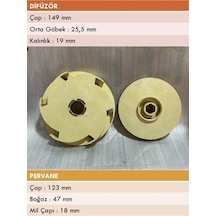 Mas Daf 9000 Serisi Dik Milli Pompa Fan Difüzör Takımı