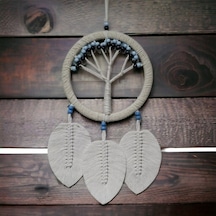 Rüya Kovan Hayat Ağacı Dream Catcher Ekru