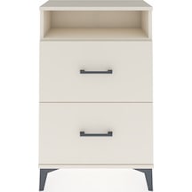 Arges Komodin Tek Raflı 2 Çekmeceli 60x30x96 Aytaşı-aytaşı Aytaşı