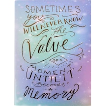 Be Amazing Mottolu Çizgisiz Defter Çok Renkli