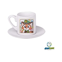 Zootropolis Nick Türk Kahvesi Fincanı 0192 Beyaz