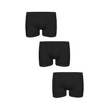 John Frank Three Pack Natural Hıdden Modal Boxer White Beyaz