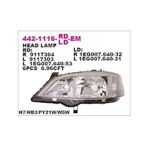 Opel Astra G Kasa 1998-2002 Ön Far Lambası Sol Depo