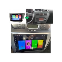 Seat Leon Android Multimedya Sistemi 4-64 Cadence 2006-2010 +360 Kamera 9"