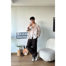 Chill Cozy Relax Fit Bej Gömlek-bej Bej