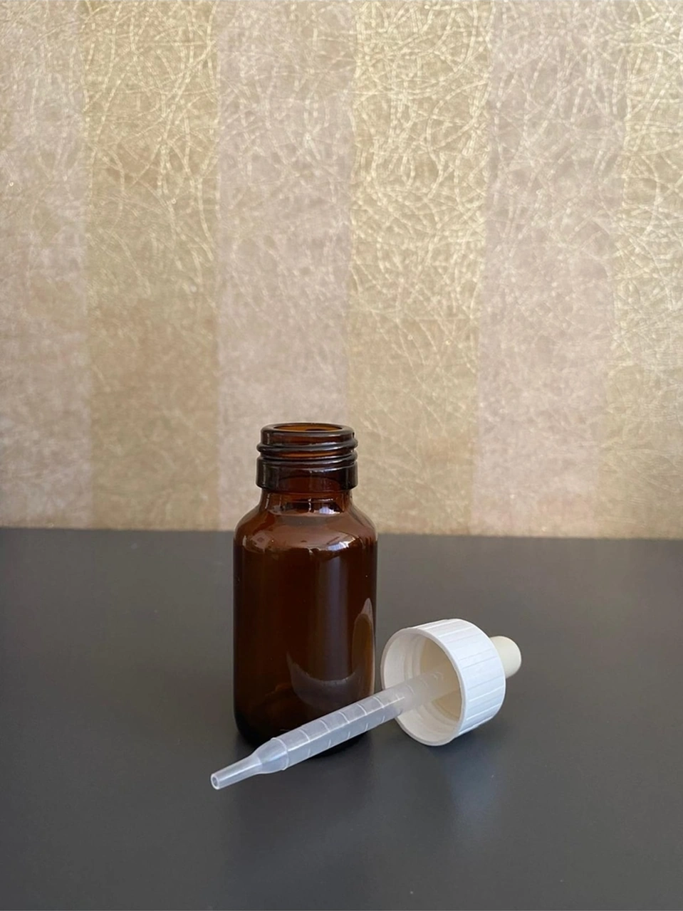 30ml Kahverengi Cam Ecza Şişesi Plastik Damlalıklı Çubuklu, 10 Adet, Ecza Şişesi, Cam Şişe, Amber Şişe,kozmetik Şişe Diğer
