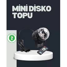 Home Rgb Led Disko Küresi 7 Modlu Uzaktan Kumandalı Çok Renkli
