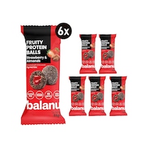 Balunu Çilek Dolgulu ve Bademli Meyveli Protein Topları 6 x 55 G