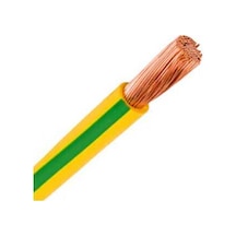 1x4 Mm2 Sıaf 14 Awg Yumuşak Silikon Kablo 1 Metre - Sarı Yeşil