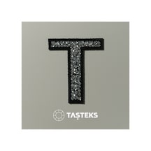 Taşlı Ütülenebilen Veya Sticker Olarak Kullanılabilen 6cm T Harfi