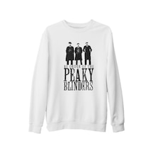 Peaky Blinders - Brothers Beyaz Kalın Sweatshirt Peaky Blinders - Brothers Beyaz Kalın Sweatshirt