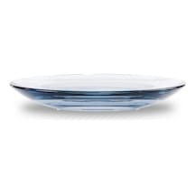 Droplet Akrilik Camdan Sabunluk, Banyo Ve Mutfak İçin Giderli Oval Sabunluk, Denim Mavisi, Normal Siyah