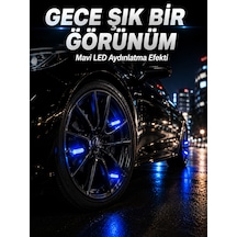 Araç Sibop Işığı 4'lü Set Otomatik Yanan Led Lastik Aksesuarı Diğer