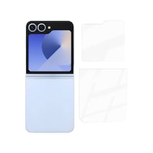 Zore Galaxy Z Flip 6 Etnaa 2in1 Cam Ekran Koruyucu-şeffaf