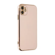 Newface - 971 - İphone 12 Kılıf Volet Silikon - Matxzngz - - Pembe