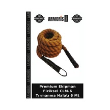 Premium Ekipman Fiziksel Clm-6 Tırmanma Halatı 6 Mt Çok Renkli