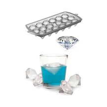 Diamond Elmas  Şeklinde  Buz Kalıbı 18 Bölmeli